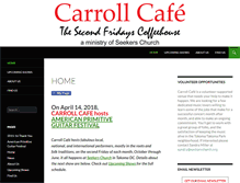 Tablet Screenshot of carrollcafe.org